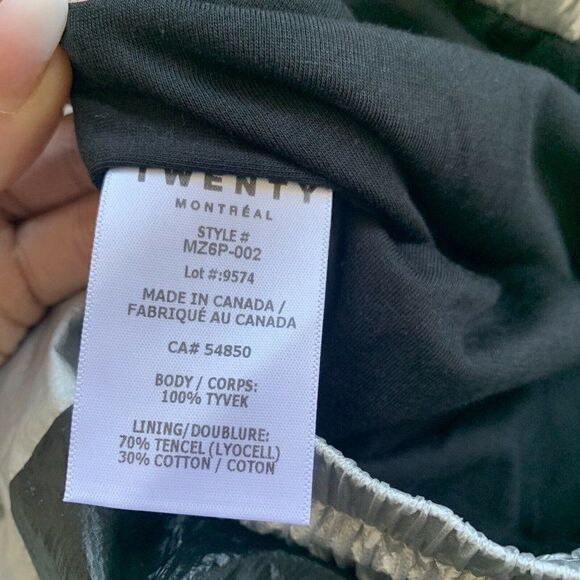 TWENTY Montreal Metallic Tyvek Colorblock Pants S - Picture 5 of 5